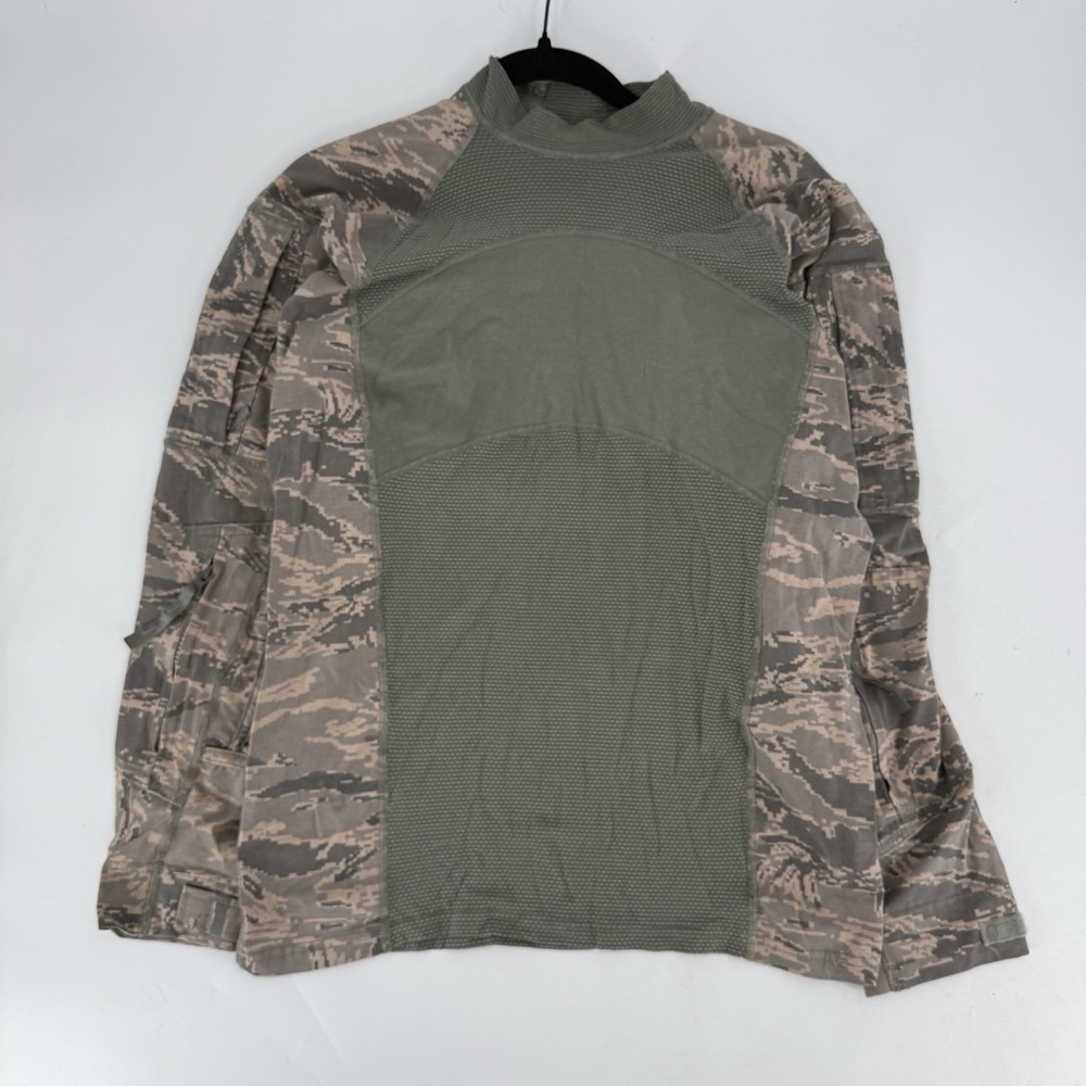 Massif Airman Battle Shirt FR Fire Resistant Camo Men's Medium Work Shirt